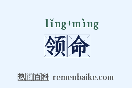 领命是什么意思的图片
